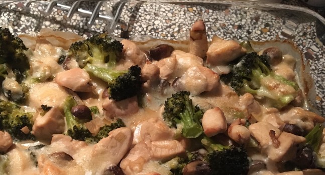 Ovenschotel met broccoli en kip