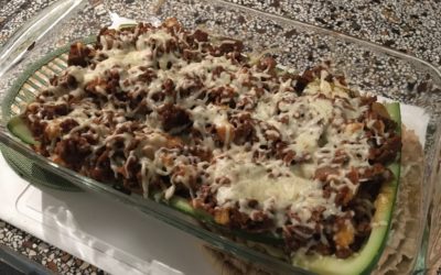 Mexicaanse gevulde courgettes